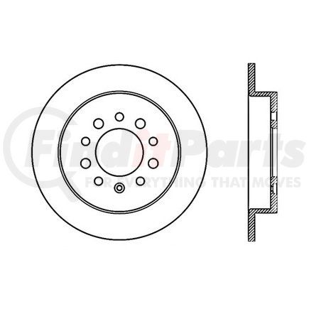 120.51029 by CENTRIC - Centric Premium Brake Rotor