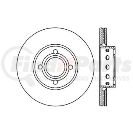 121.33029 by CENTRIC - C-Tek Standard Brake Rotor