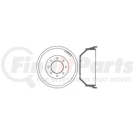122.66015 by CENTRIC - Prm Brake Drum