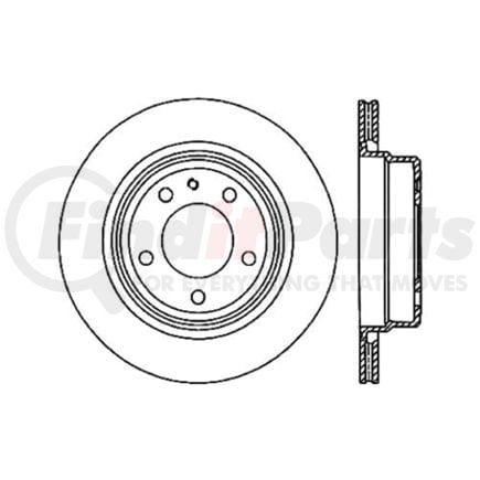 120.34026 by CENTRIC - Premium Brake Rotor