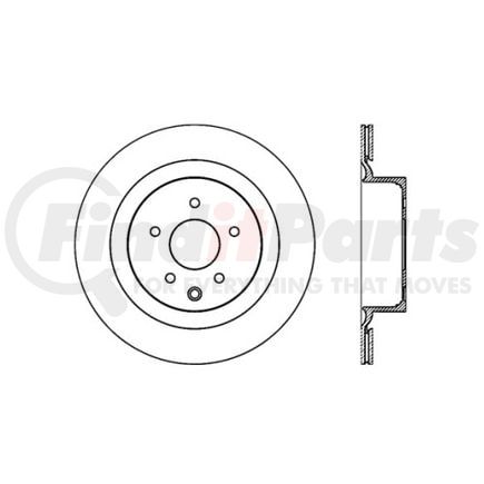 12042101 by CENTRIC - Centric Premium Brake Rotor