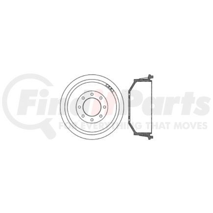 122.66035 by CENTRIC - Premium Brake Drum