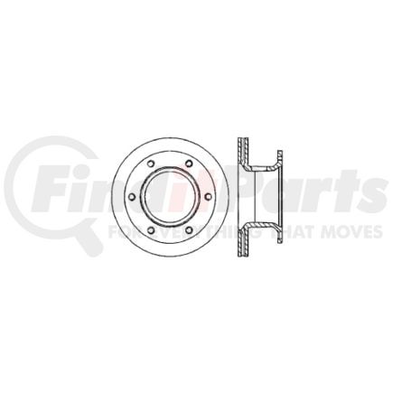 Centric 120.79017 Disc Brake Rotor Premium Brake Rotor