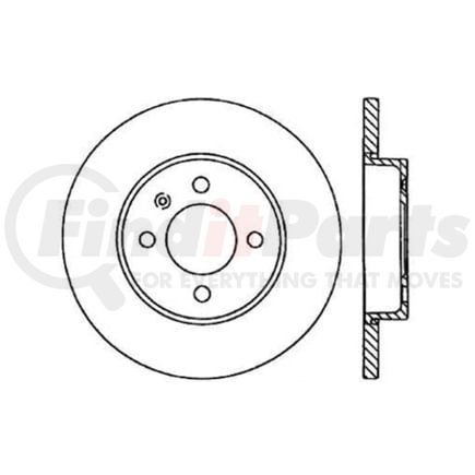 120.33042 by CENTRIC - Premium Brake Rotor