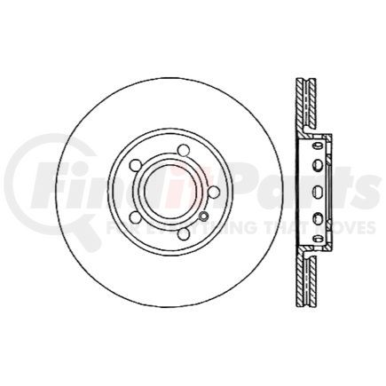120.33103 by CENTRIC - Premium Brake Rotor