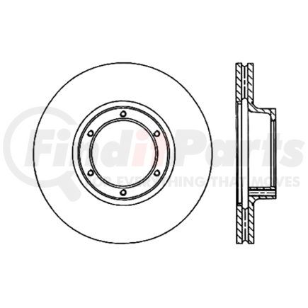 120.11002 by CENTRIC - Centric Premium Brake Rotor