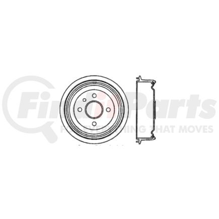 Centric 122.36002 Brake Drum Premium Brake Drum
