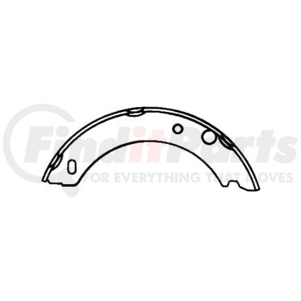 111.0821 by CENTRIC - Premium Parking Brake Shoes