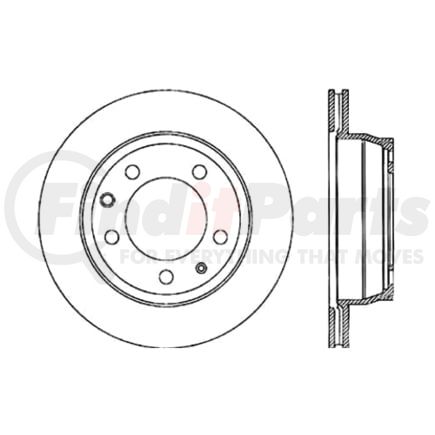 120.33078 by CENTRIC - Premium Brake Rotor