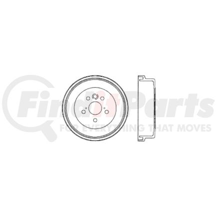 122.44025 by CENTRIC - Premium Brake Drum