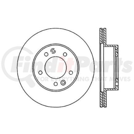 Centric 120.45022 Disc Brake Rotor Premium Brake Rotor