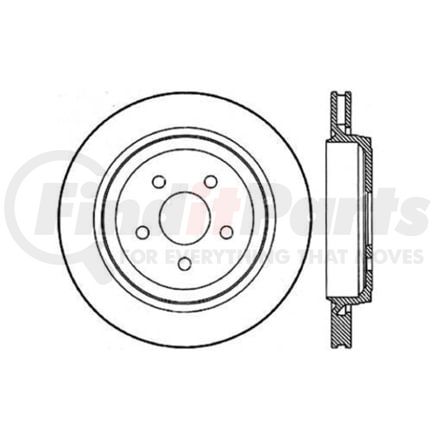 Centric 120.63030 Disc Brake Rotor Premium Brake Rotor