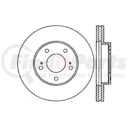 Centric 120.42048 Disc Brake Rotor Premium Brake Rotor