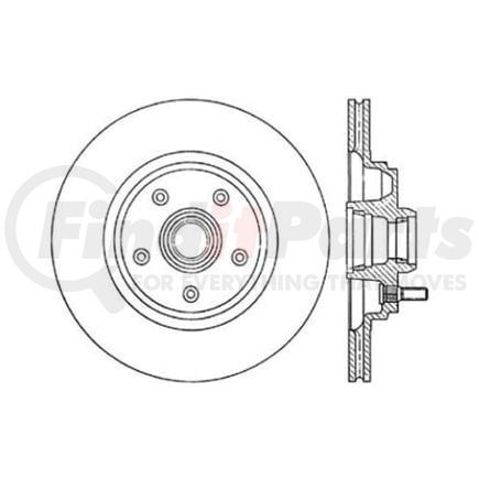 Centric 120.39009 Disc Brake Rotor Premium Brake Rotor