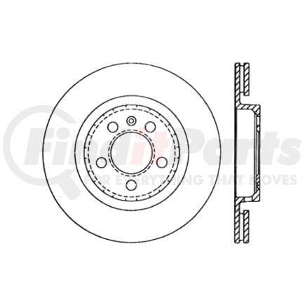 120.33036 by CENTRIC - Premium Brake Rotor