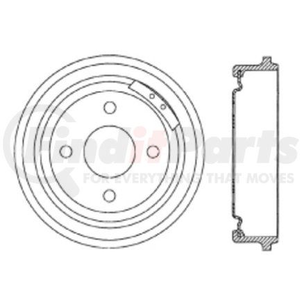 122.61046 by CENTRIC - Centric Premium Brake Drum