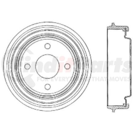 122.61026 by CENTRIC - Centric Premium Brake Drum