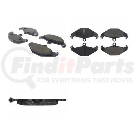 100.04910 by CENTRIC - Original Equipment Formula Brake Pads