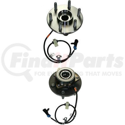 Centric 402.66018 Wheel Bearing and Hub Assembly Centric Premium Hub and Bearing Assembly, With Integral ABS
