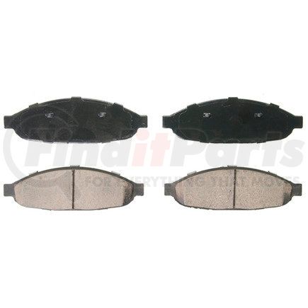 ZD997 by WAGNER - QuickStop Ceramic Disc Brake Pad Set