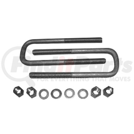 UKSQ518312G8 by BWP-NSI - Ubolt Kit,Sq 5/8"x18"x3 ½"W G8