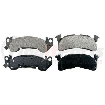 ZX153 by WAGNER - QuickStop Semi-Metallic Disc Brake Pad Set