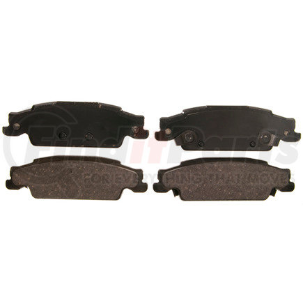 ZD922 by WAGNER - QuickStop Ceramic Disc Brake Pad Set