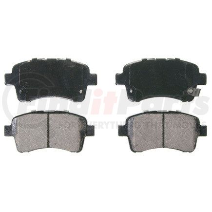 ZD937 by WAGNER - QuickStop Ceramic Disc Brake Pad Set