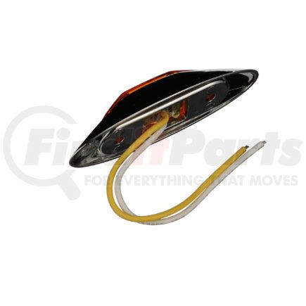 V168XA by PETERSON LIGHTING - 168A/R Series Piranha&reg; LED Slim-Line Mini Clearance and Side Marker Lights - Amber Kit