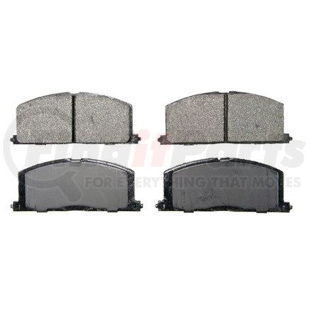 ZX242 by WAGNER - QuickStop Semi-Metallic Disc Brake Pad Set