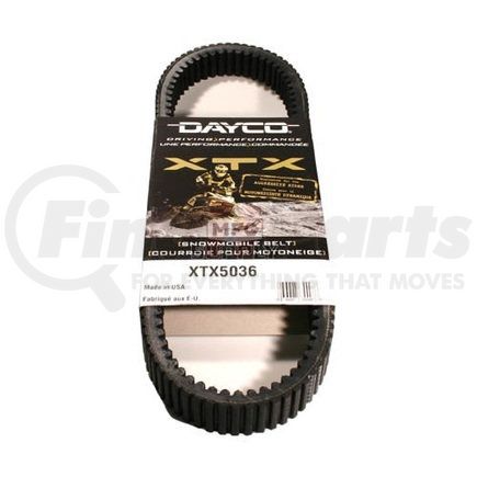 XTX5036 by DAYCO - SNOWMOBILE BELT, DAYCO XTX AND CTX