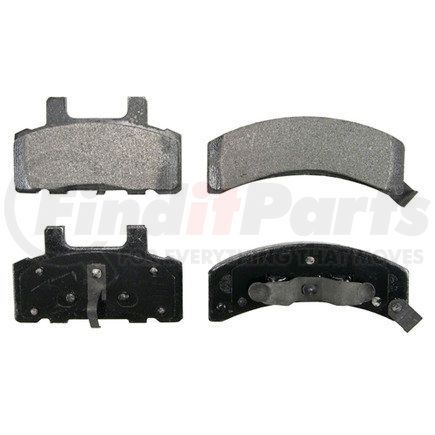 ZX368 by WAGNER - QuickStop Semi-Metallic Disc Brake Pad Set