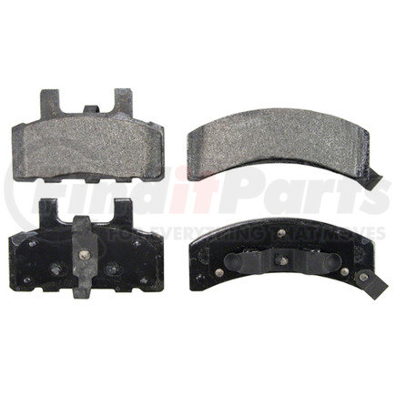 ZX369 by WAGNER - QuickStop Semi-Metallic Disc Brake Pad Set