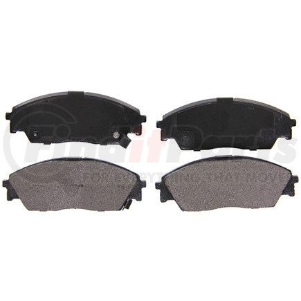 ZX373 by WAGNER - QuickStop Semi-Metallic Disc Brake Pad Set