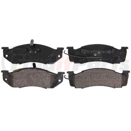 ZX385A by WAGNER - QuickStop Semi-Metallic Disc Brake Pad Set