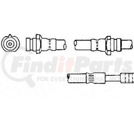 F106370 by WAGNER - BRAKE HOSE
