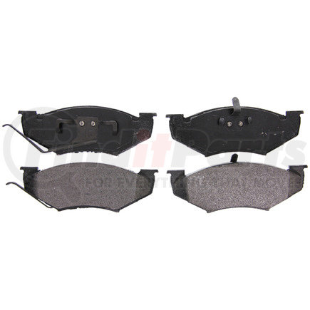 ZX416 by WAGNER - QuickStop Semi-Metallic Disc Brake Pad Set