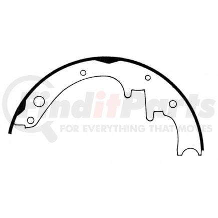 Wagner PAB267 Drum Brake Shoe ThermoQuiet Drum Brake Shoe Set
