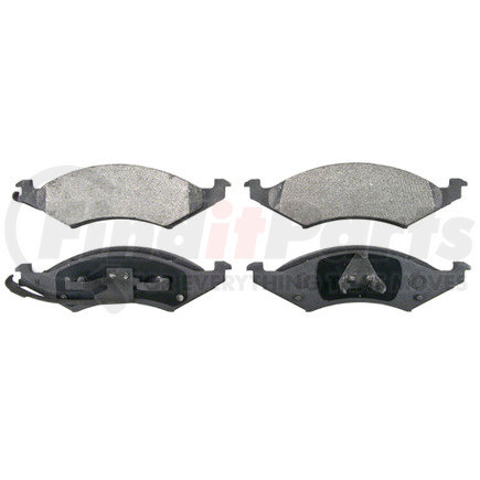 ZX421 by WAGNER - QuickStop Semi-Metallic Disc Brake Pad Set