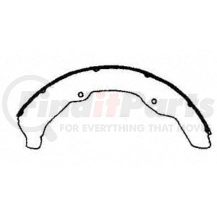PAB297 by WAGNER - BRAKE SHOE SET