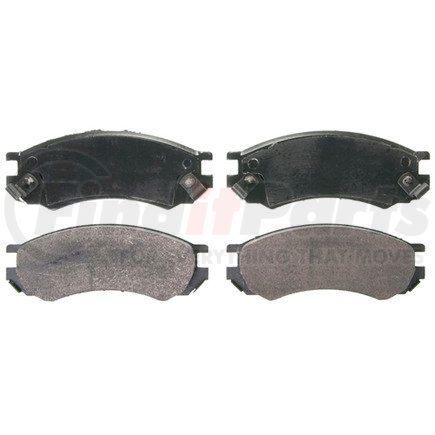 ZX507 by WAGNER - QuickStop Semi-Metallic Disc Brake Pad Set