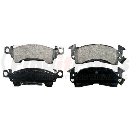 ZX52 by WAGNER - QuickStop Semi-Metallic Disc Brake Pad Set