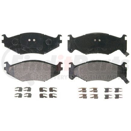 ZX522 by WAGNER - QuickStop Semi-Metallic Disc Brake Pad Set