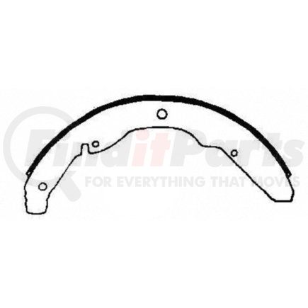 Wagner PAB298 Drum Brake Shoe BRAKE SHOE SET