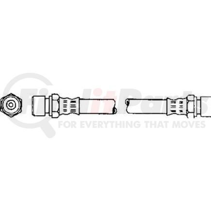 F96392 by WAGNER - BRAKE HOSE