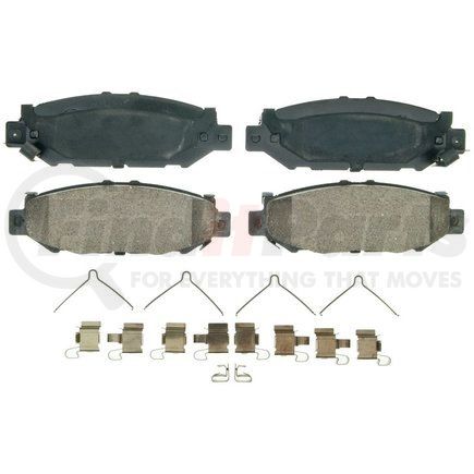 ZD572 by WAGNER - QuickStop Ceramic Disc Brake Pad Set