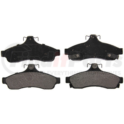 ZX628 by WAGNER - QuickStop Semi-Metallic Disc Brake Pad Set