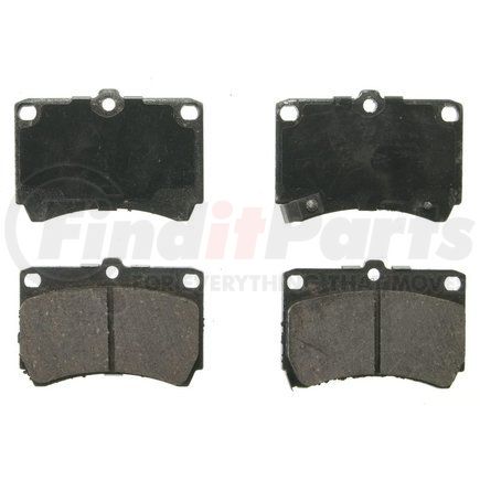 ZD466A by WAGNER - QuickStop Ceramic Disc Brake Pad Set