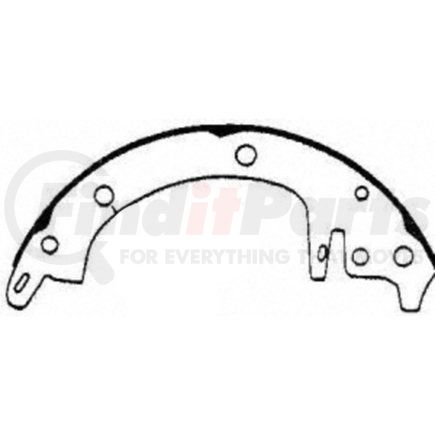Wagner PAB555 Drum Brake Shoe ThermoQuiet Drum Brake Shoe Set