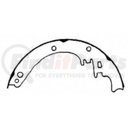 Wagner PAB364 Drum Brake Shoe BRAKE SHOE SET